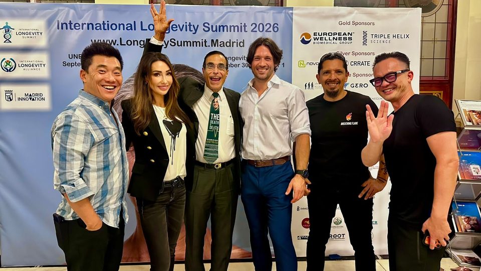 Florian Puchly (4P Life Ventures) à l’International Longevity Summit de Madrid